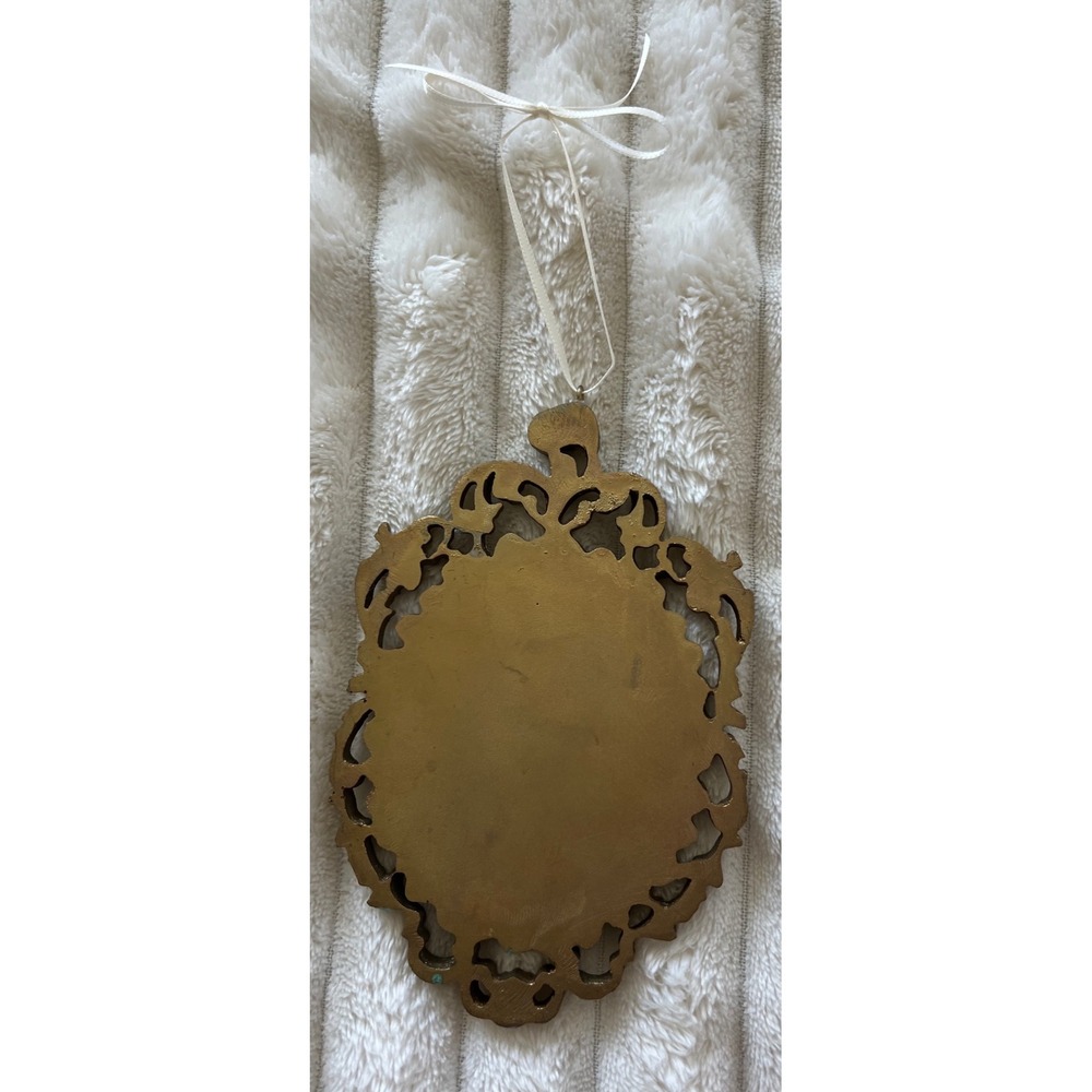 Press For Champagne Ornament Gold Ornate Baroque Style Decorative Wall Hanging - Picture 2 of 7